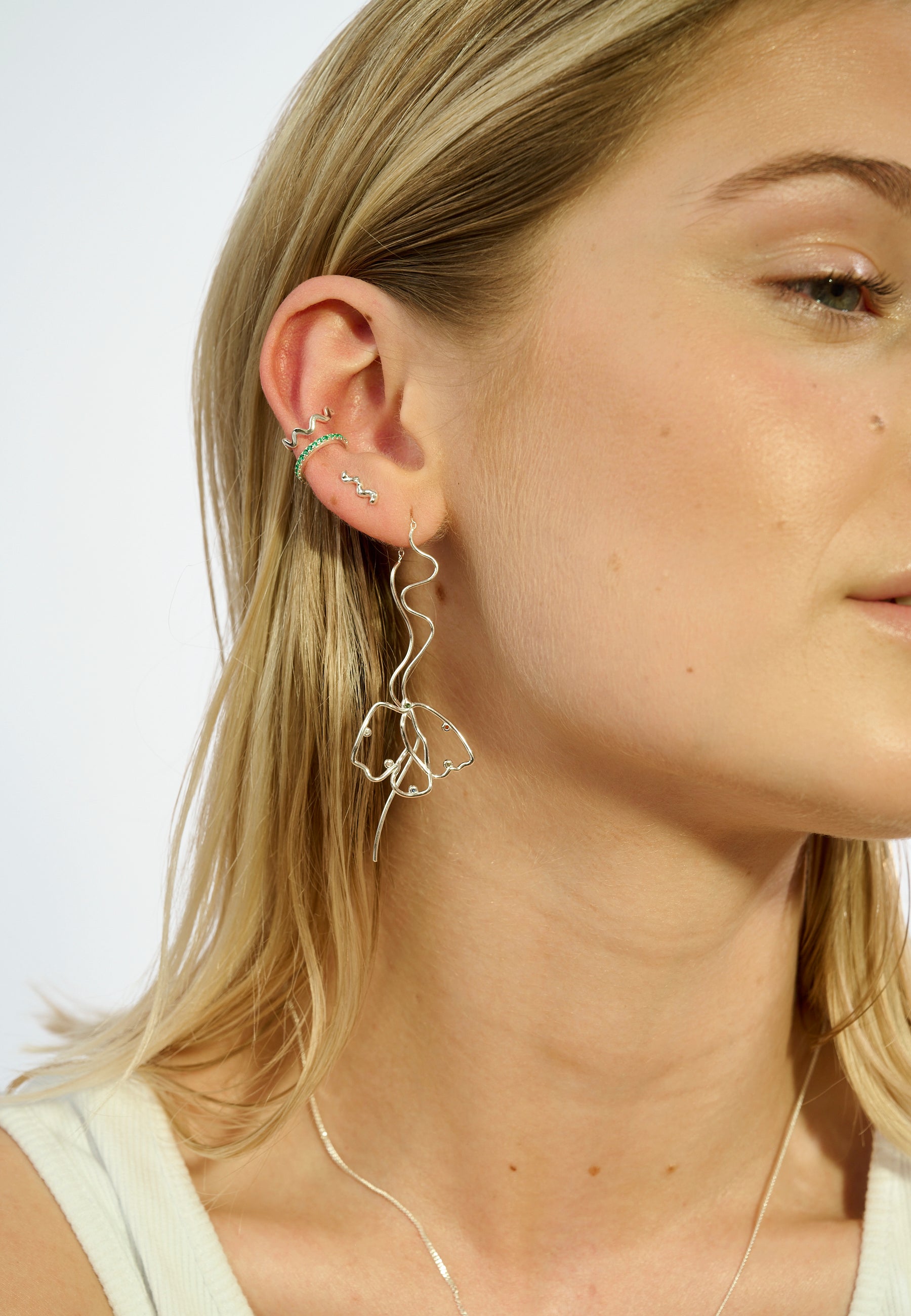 SRPoppy Flower Ørering - Single